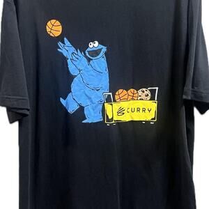 Steph curry x sesame street graphic tee size large